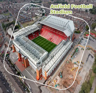 Anfield to goodison park