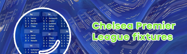 Chelsea league fixtures