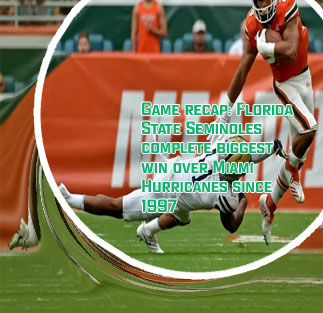 Miami hurricanes football score